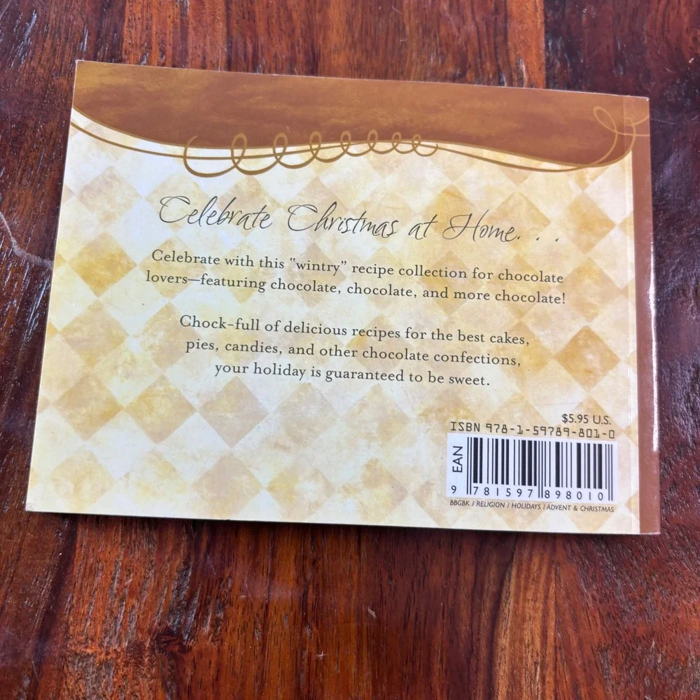 Christmas At Home Cookbook Set Just Cookies & Just Chocolate Holiday Recipes 2pk
